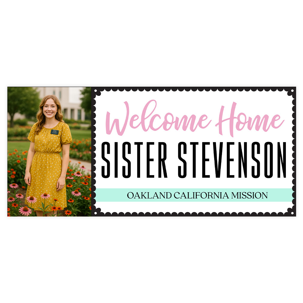 Photo Missionary Welcome Home Banner - LDP-MSPST-PHOTO