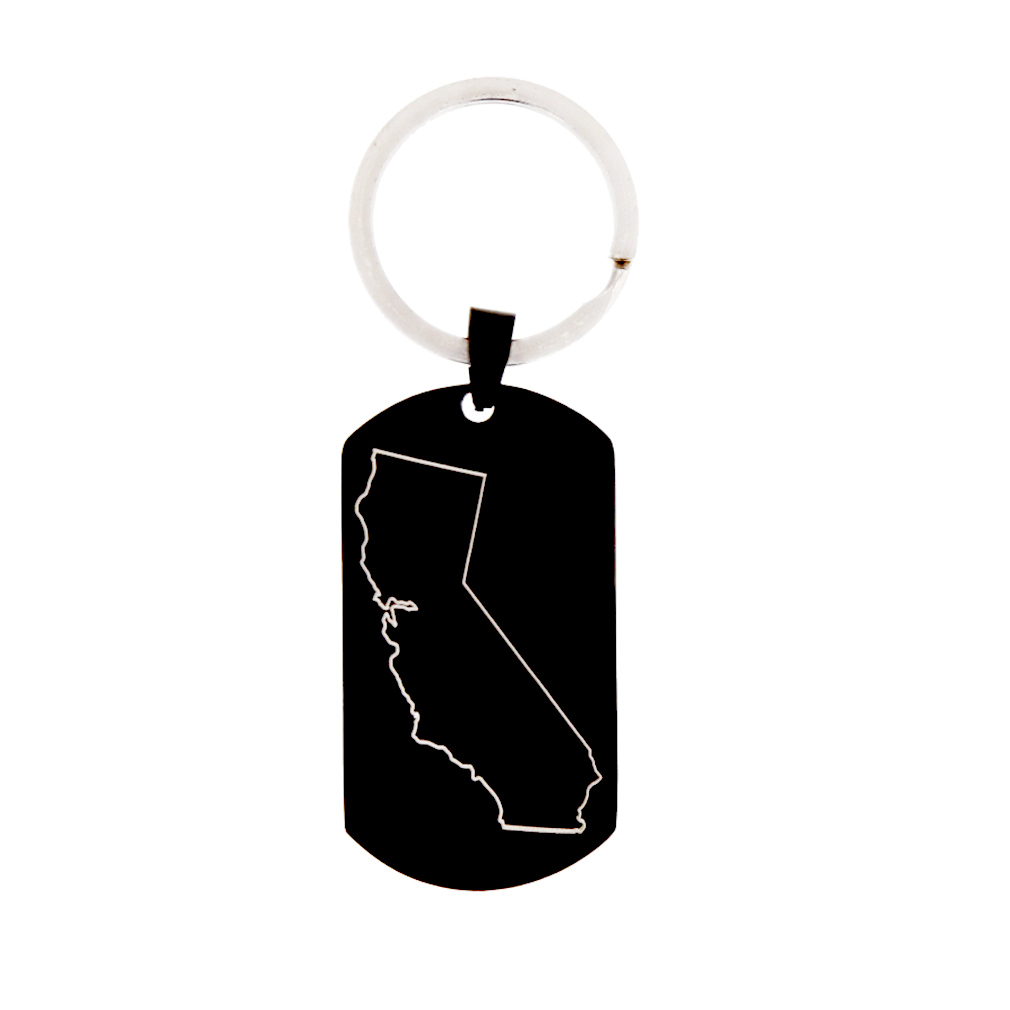 Missionary Name Tag Keychain - LDP-DTGKCN15234-BLK