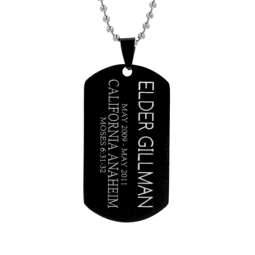 Missionary Name Tag Necklace