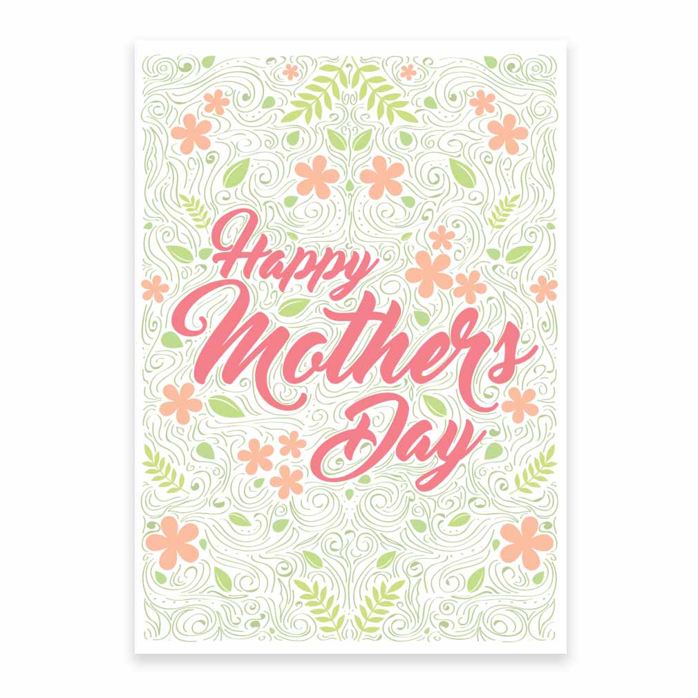 Mother's Day Card - Flowers - Digital Download - LDPD-MOMCRDFLW