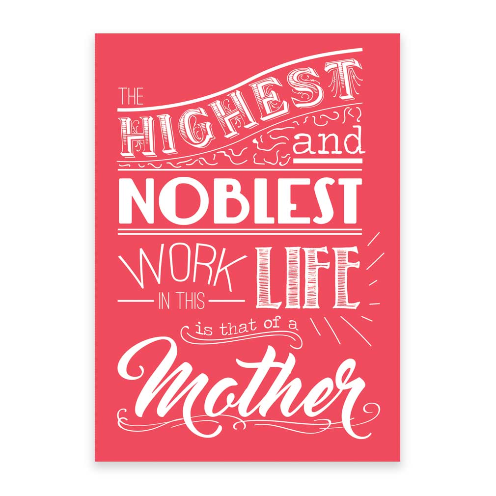 Mother's Day Card - Pink - Digital Download - LDPD-MOMCRDPK