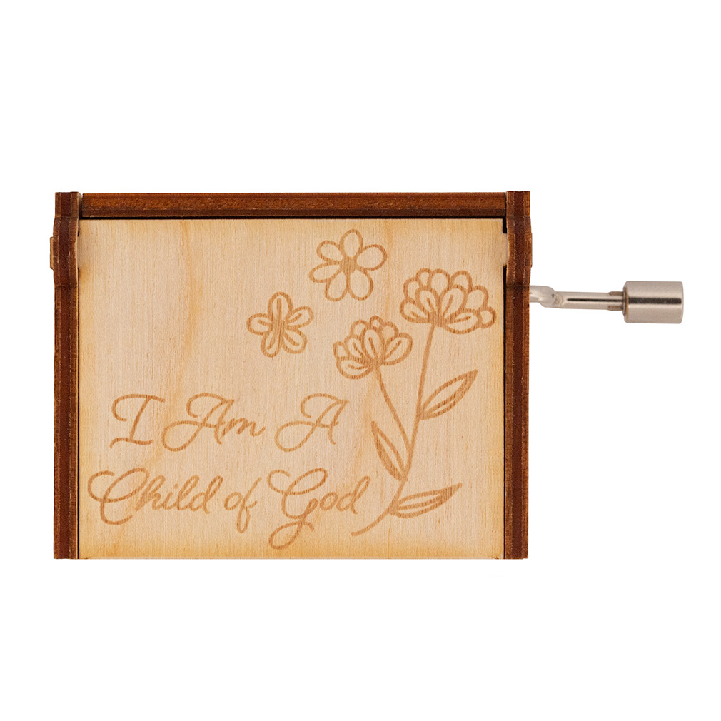 I Am a Child of God Music Box - Flowers - LDP-MB-FLWRS-COG