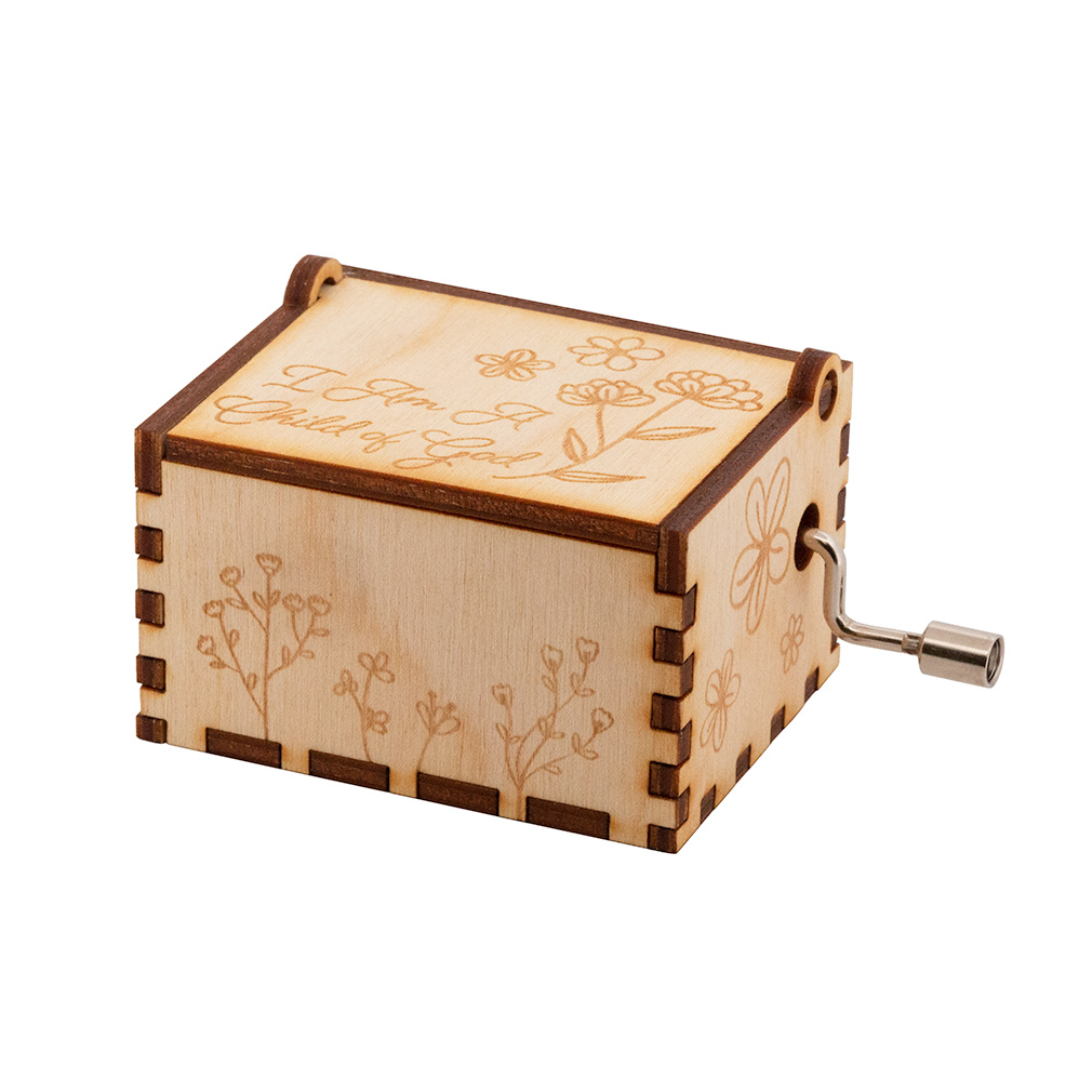 I Am a Child of God Music Box - Flowers - LDP-MB-FLWRS-COG
