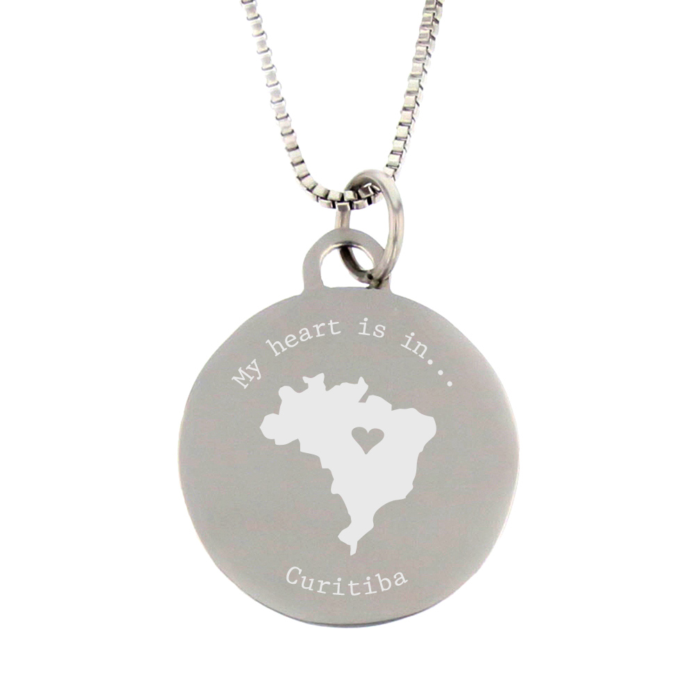 My Heart Is In Country Necklace - LDP-CPN-HIIC
