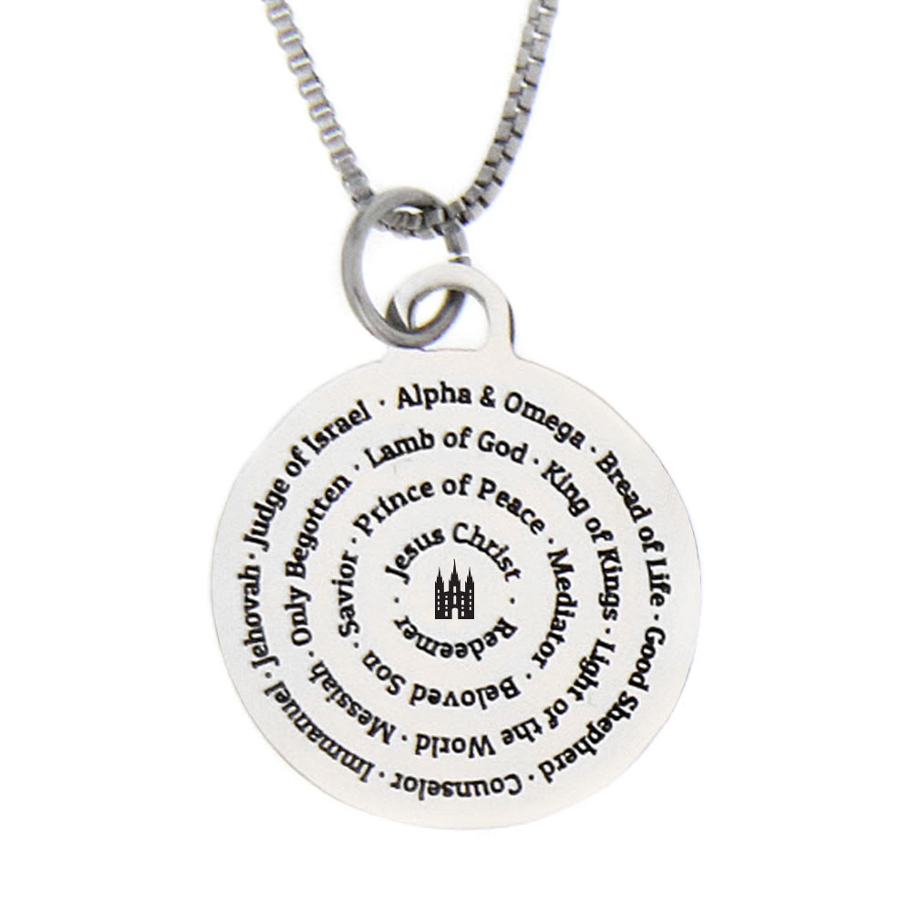 Names of Jesus Necklace - Silver - LDP-CPN0530-SLV