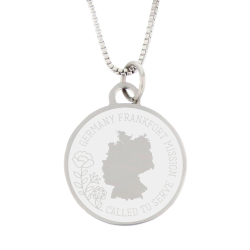 Mission Necklace mission pin, create your own mission pin, lds mission pin
