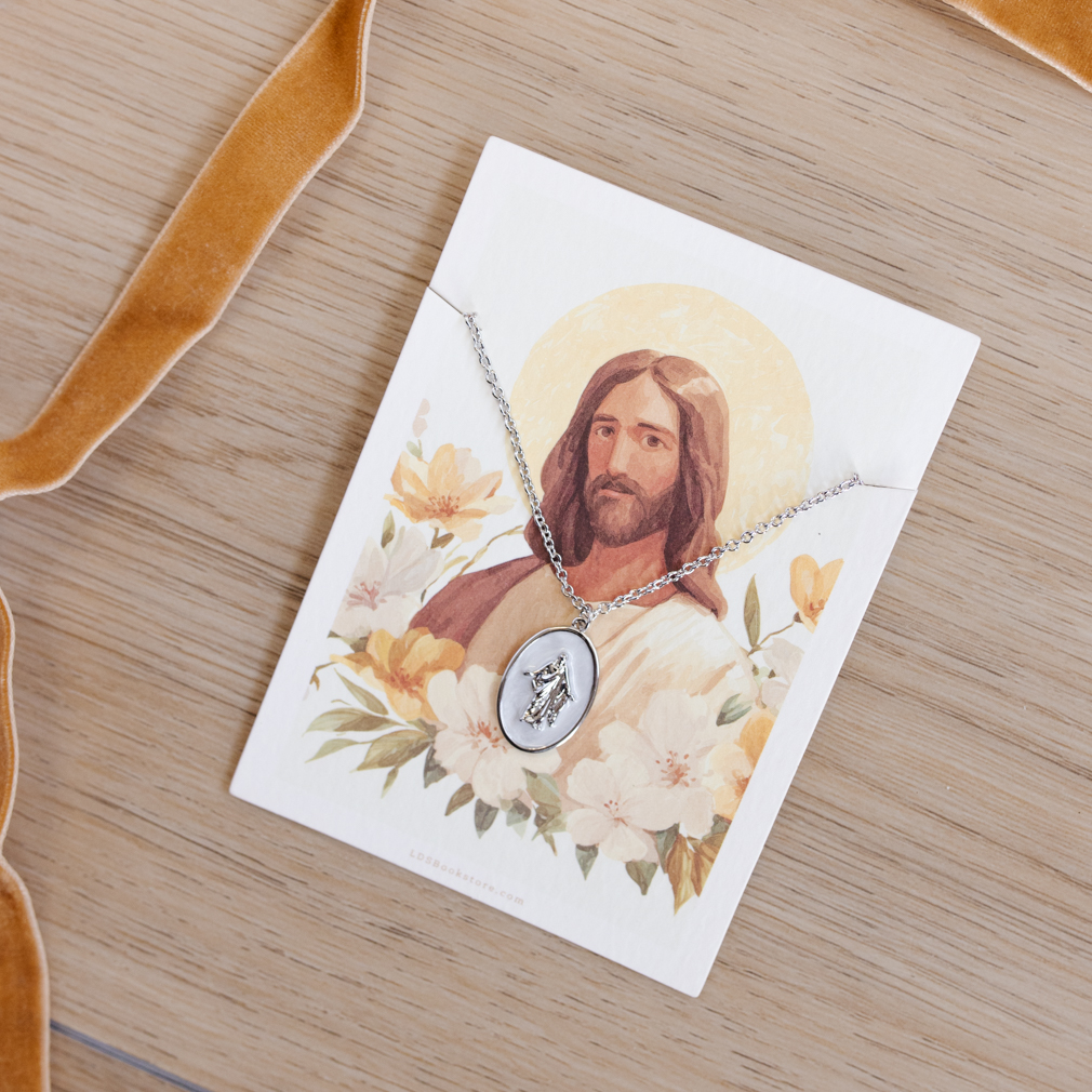 Enamel Christus Pendant Necklace - LDP-CHRIST-ENM