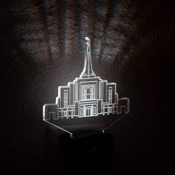 Gilbert Temple Night Light bountiful temple, bountiful temple decor, lds night lights, lds night light, bountiful temple desk light