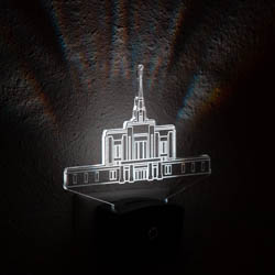 Ogden Temple Night Light bountiful temple, bountiful temple decor, lds night lights, lds night light, bountiful temple desk light