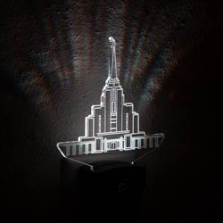 Rexburg Temple Night Light bountiful temple, bountiful temple decor, lds night lights, lds night light, bountiful temple desk light