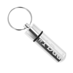 Silver Father's Day Oil Vial