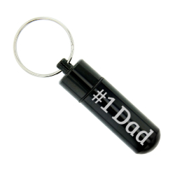 Black Father's Day Oil Vial