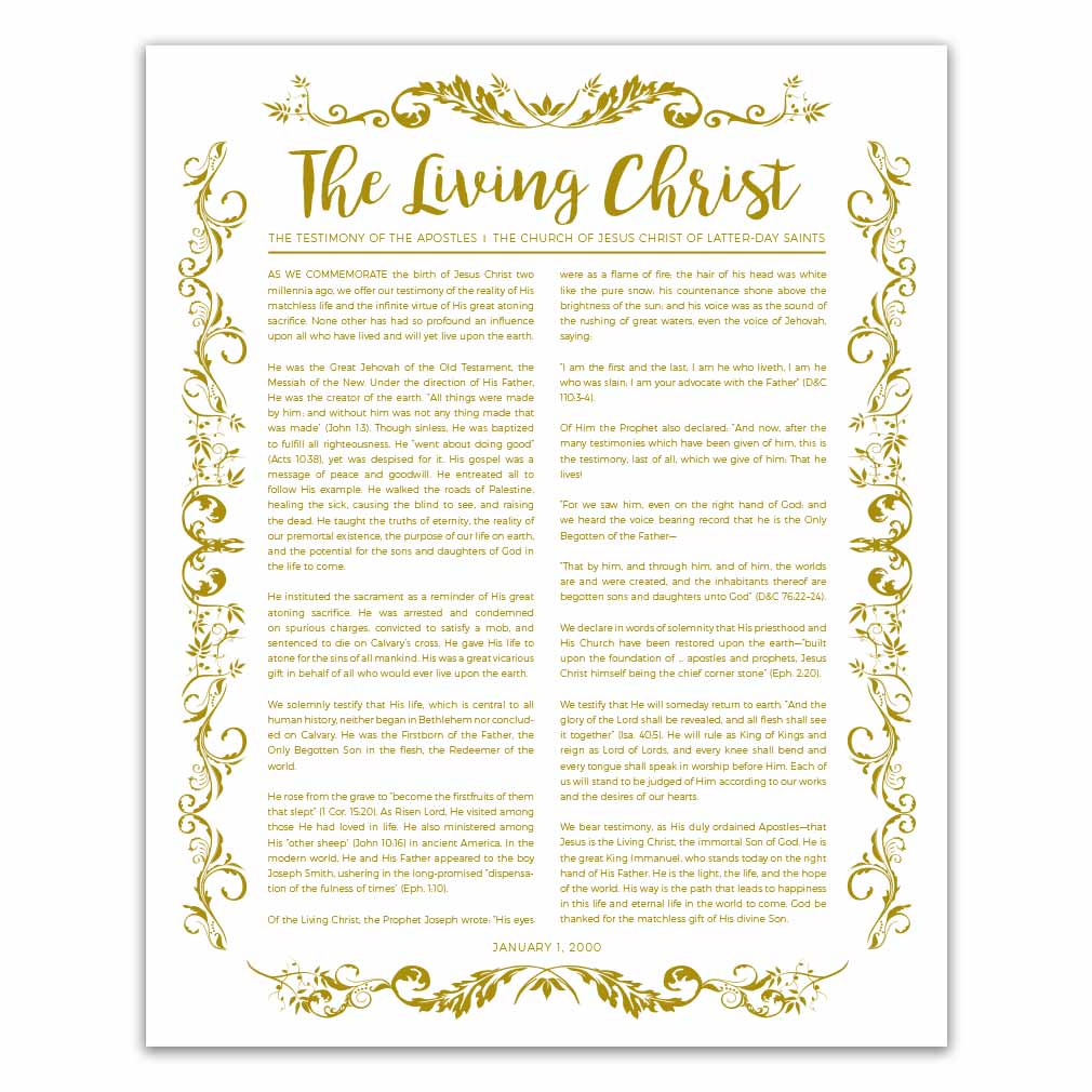 Organic Living Christ - LDP-LC286