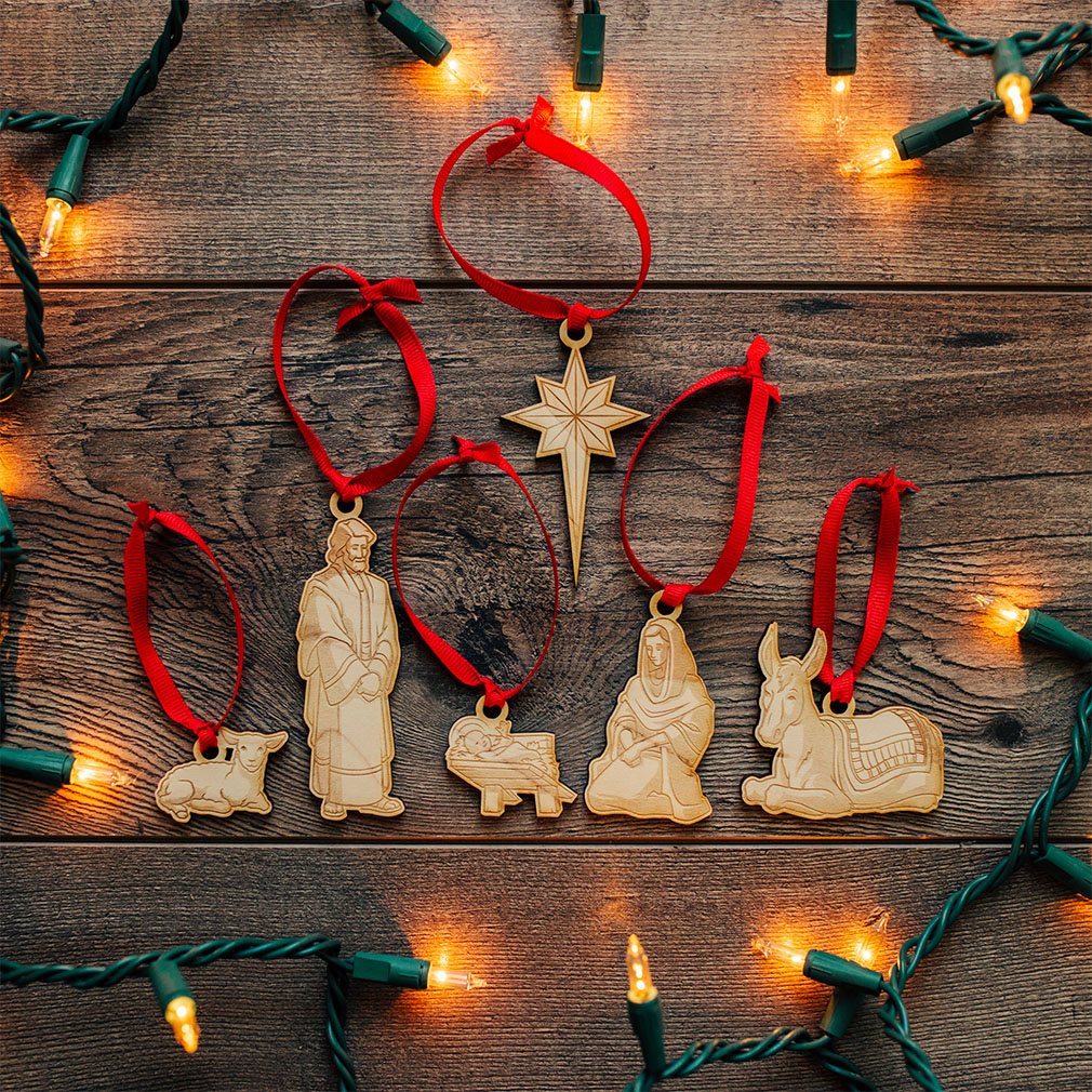 Nativity Ornament Set - LDP-ORN-NATIVITY-SET