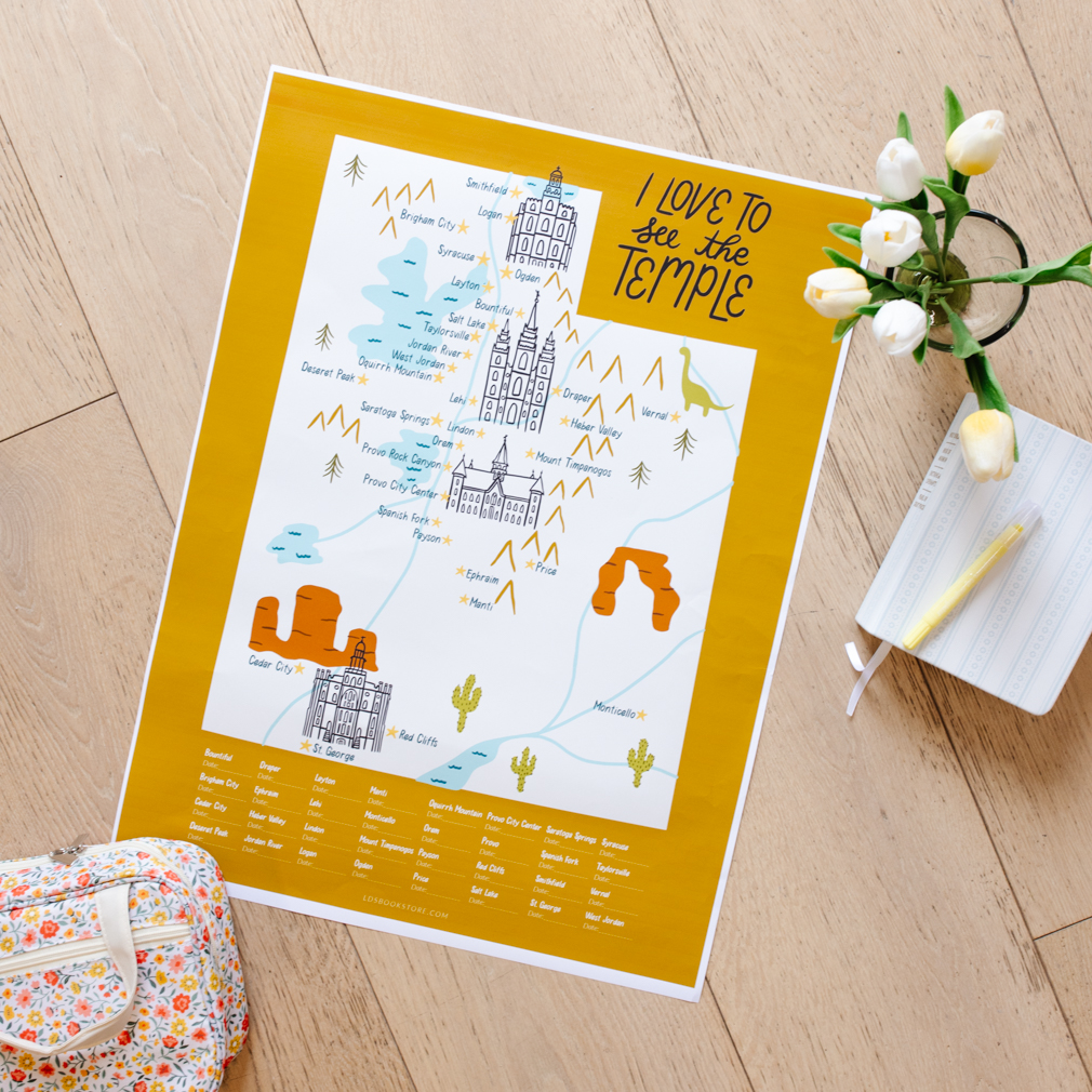 Utah Temple Map - LDP-PST25229