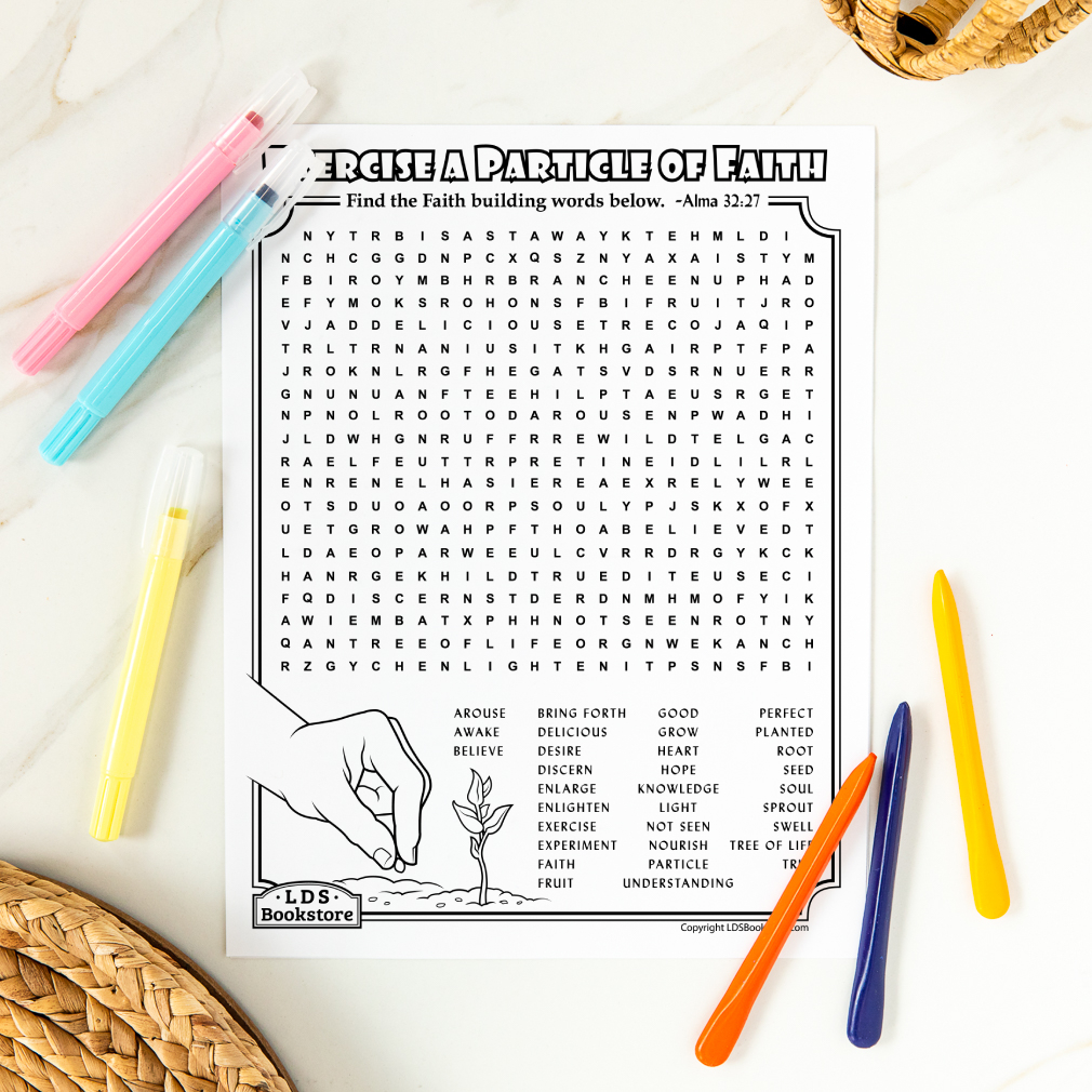 Particle of Faith Activity Page - Digital Download - LDPD-PBL-ACT-ALMA3227