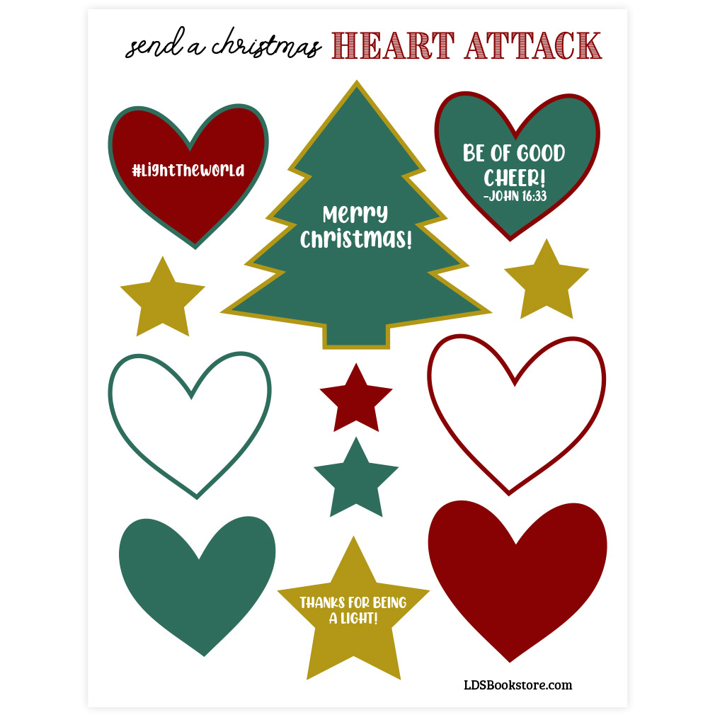 Christmas Heart Attack Kit - Digital Download - LDPD-PBL-ACT-CHRHEART