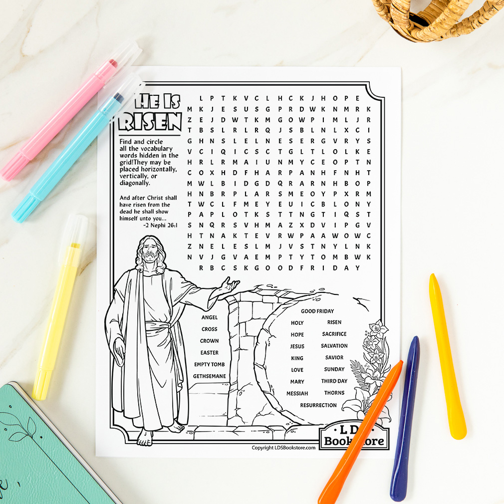 Easter Crosswords Activity Page - Digital Download - LDPD-PBL-ACT-EAST24