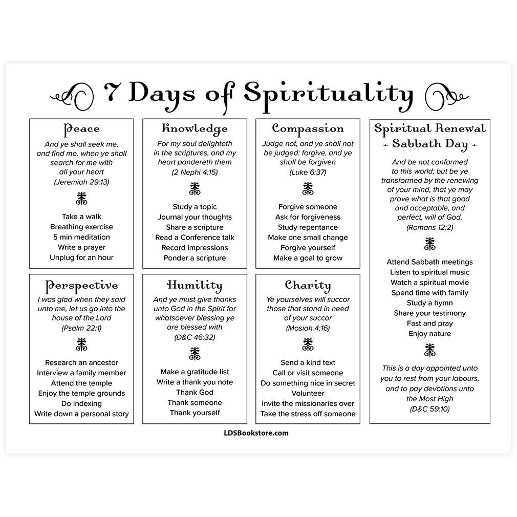 7 Days of Spirituality - Digital Download - LDPD-PBL-ACT-SDS