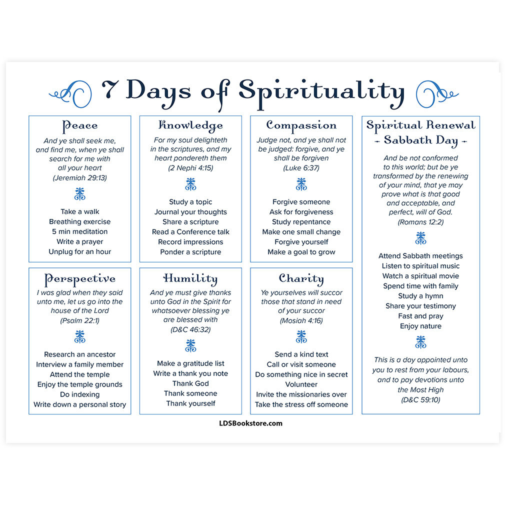 7 Days of Spirituality - Digital Download - LDPD-PBL-ACT-SDS