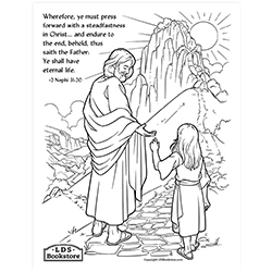 Ye Must Press Forward Coloring Page - Digital Download