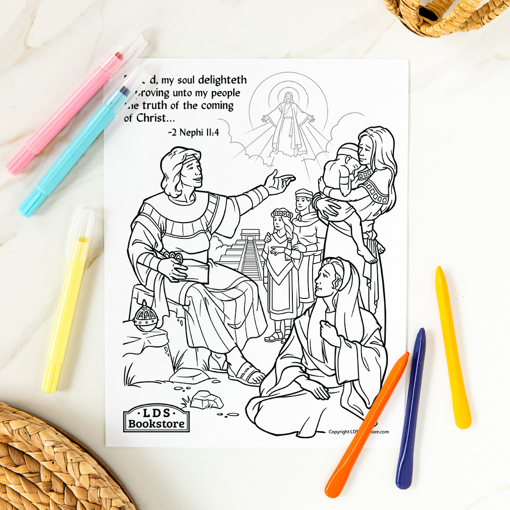 My Soul Delighteth Coloring Page - Digital Download - LDPD-PBL-COLOR-2NEPHI114