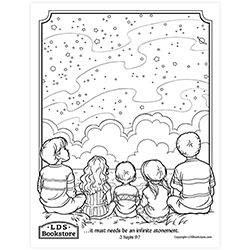 Infinite Atonement Coloring Page - Digital Download