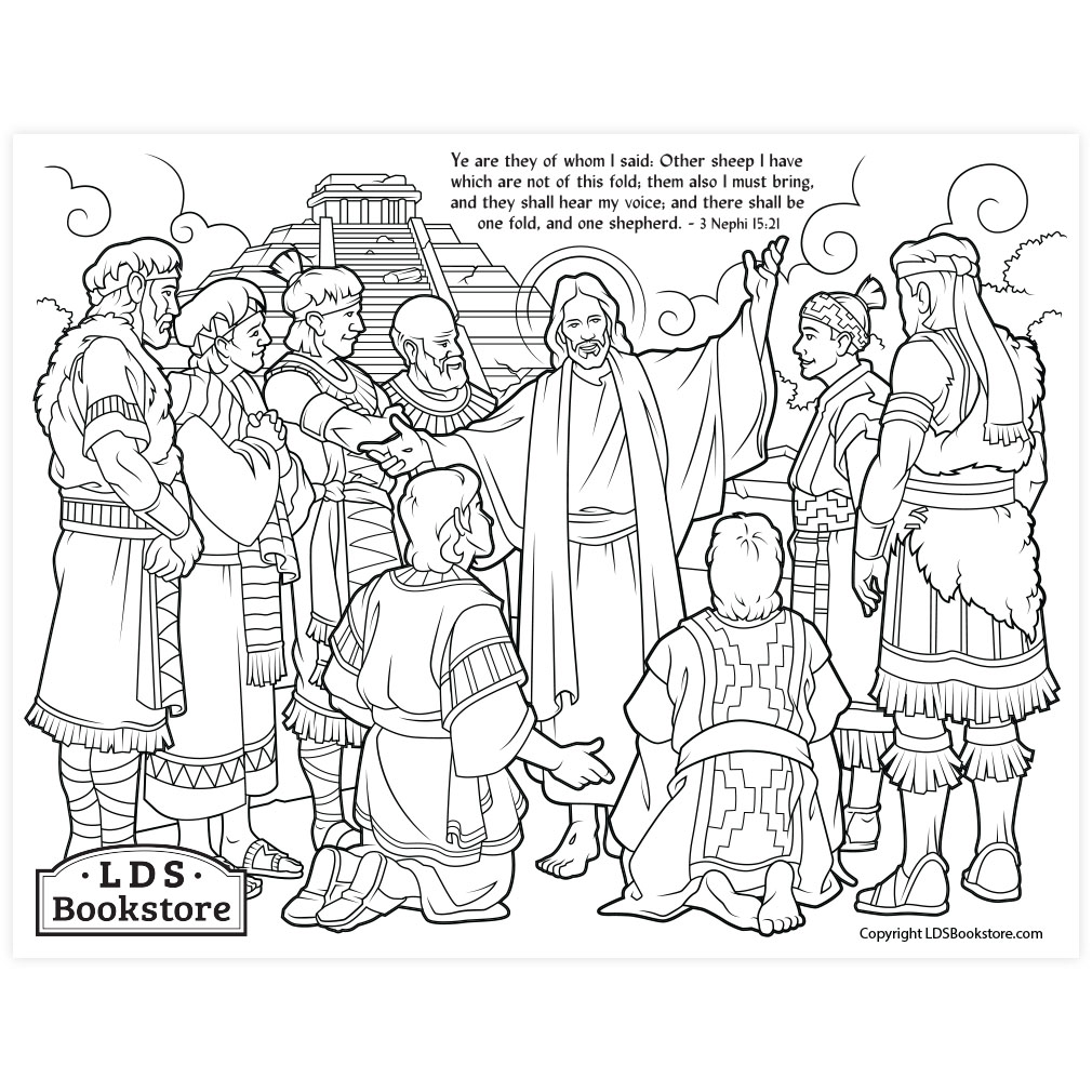 Other Sheep I Have Coloring Page - Digital Download - LDPD-PBL-COLOR-3NEPHI15