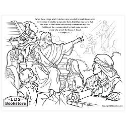 These Things Shall Be Made Known Coloring Page - Digital Download