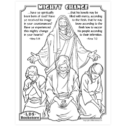 Mighty Change Coloring Page - Digital Download