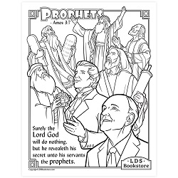 His Servants the Prophets Coloring Page - Digital Download come follow me coloring page, free lds coloring page, old testament coloring page, pearl of great price coloring page