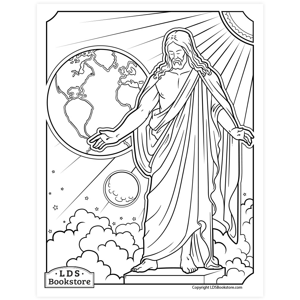 Christus Coloring Page - Digital Download - LDPD-PBL-COLOR-CHRISTUS