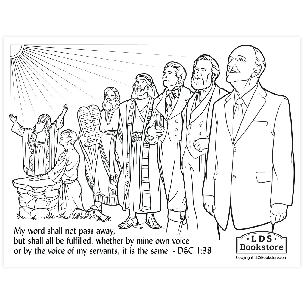 The Voice of My Servants Coloring Page - Digital Download - LDPD-PBL-COLOR-DOCTCOV1