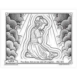 Pray Always Coloring Page - Digital Download
