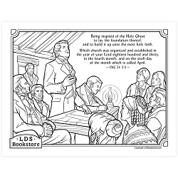 The Organization of the Church Coloring Page - Digital Download