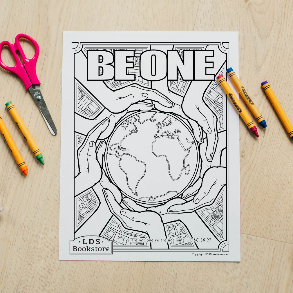 Be One Coloring Page - Digital Download - LDPD-PBL-COLOR-DOCTCOV38