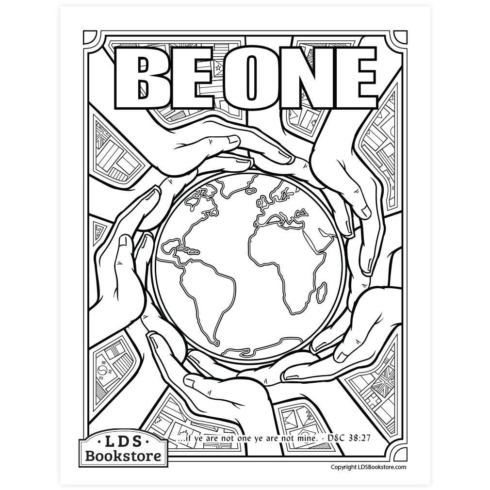 Be One Coloring Page - Digital Download - LDPD-PBL-COLOR-DOCTCOV38