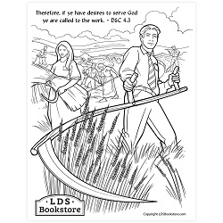 Ye Are Called to the Work Coloring Page - Digital Download