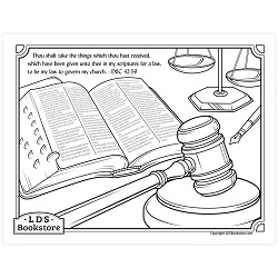 My Law to Govern My Church Coloring Page - Digital Download
