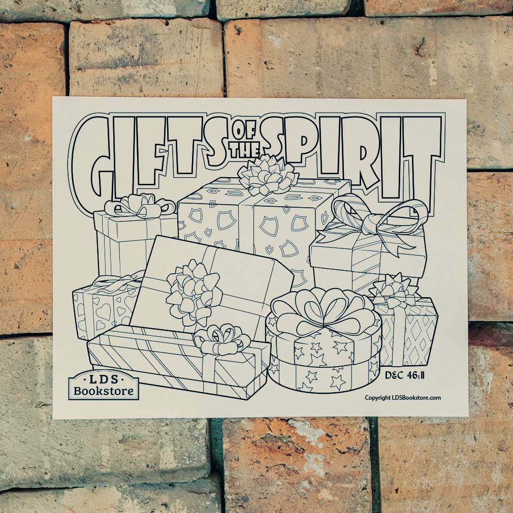 Gifts of the Spirit Coloring Page - Digital Download - LDPD-PBL-COLOR-DOCTCOV46