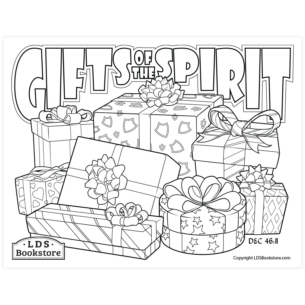 Gifts of the Spirit Coloring Page - Digital Download - LDPD-PBL-COLOR-DOCTCOV46