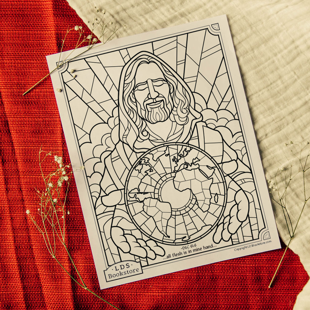 All Flesh Is In Mine Hand Coloring Page - Digital Download - LDPD-PBL-COLOR-DOCTCOV61