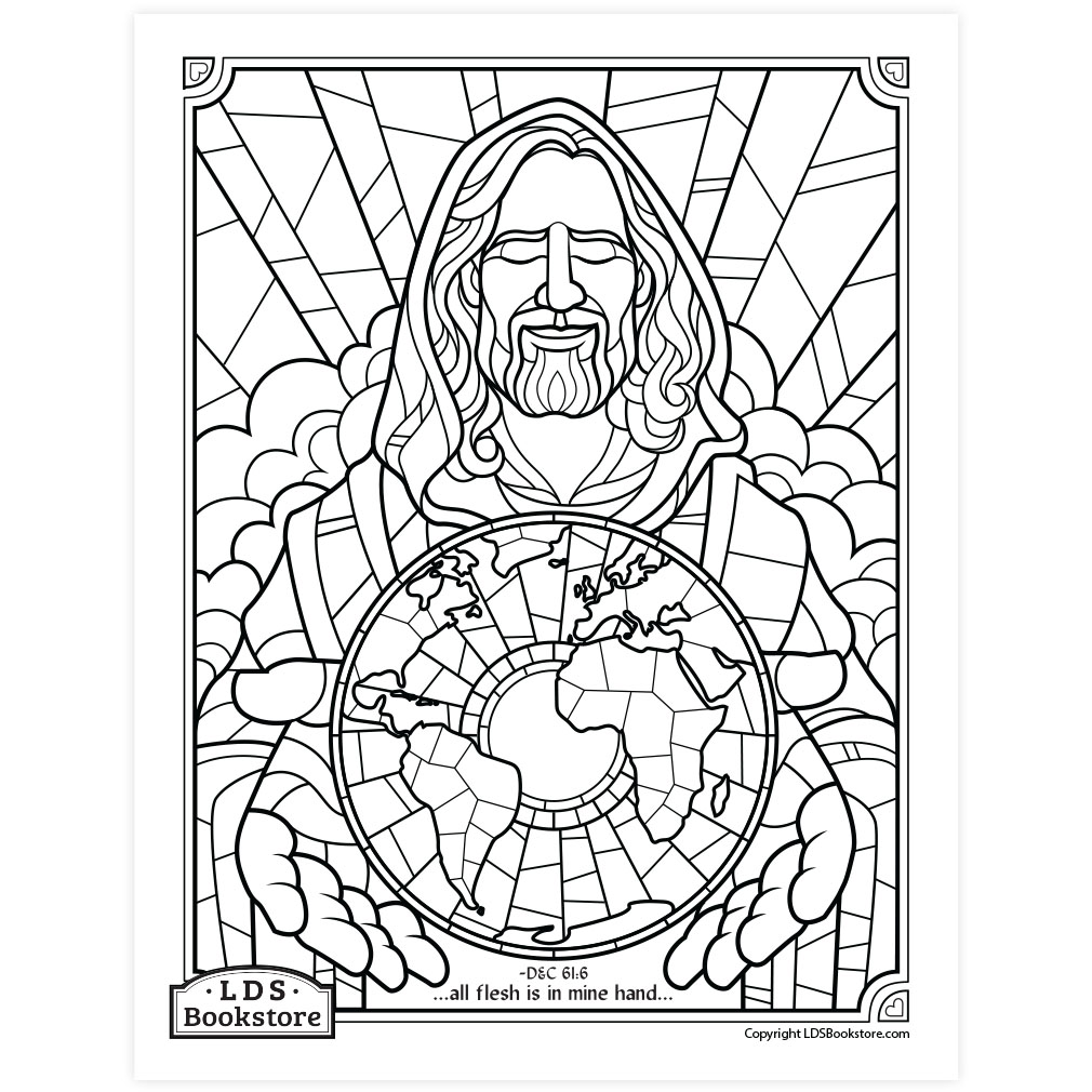 All Flesh Is In Mine Hand Coloring Page - Digital Download - LDPD-PBL-COLOR-DOCTCOV61