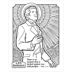 No Weapon Shall Prosper Coloring Page - Digital Download free lds coloring page, lds coloring page, come follow me activities, come follow me coloring page, doctrine and covenants coloring page