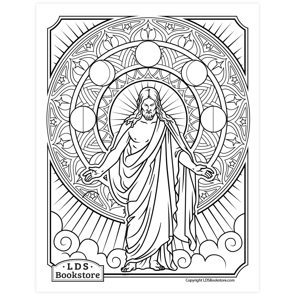 Three Kingdoms of Glory Coloring Page - Digital Download - LDPD-PBL-COLOR-DOCTCOV76