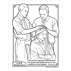 This Greater Priesthood Coloring Page - Digital Download free lds coloring page, lds coloring page, come follow me activities, come follow me coloring page, doctrine and covenants coloring page