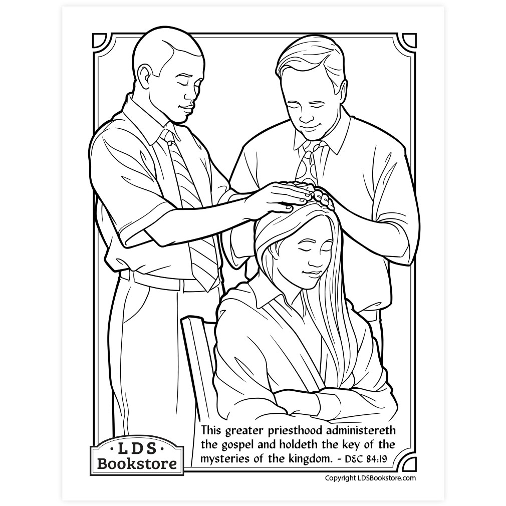 This Greater Priesthood Coloring Page - Digital Download - LDPD-PBL-COLOR-DOCTCOV84