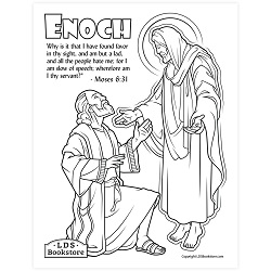 Enoch Finds Favor Coloring Page - Digital Download