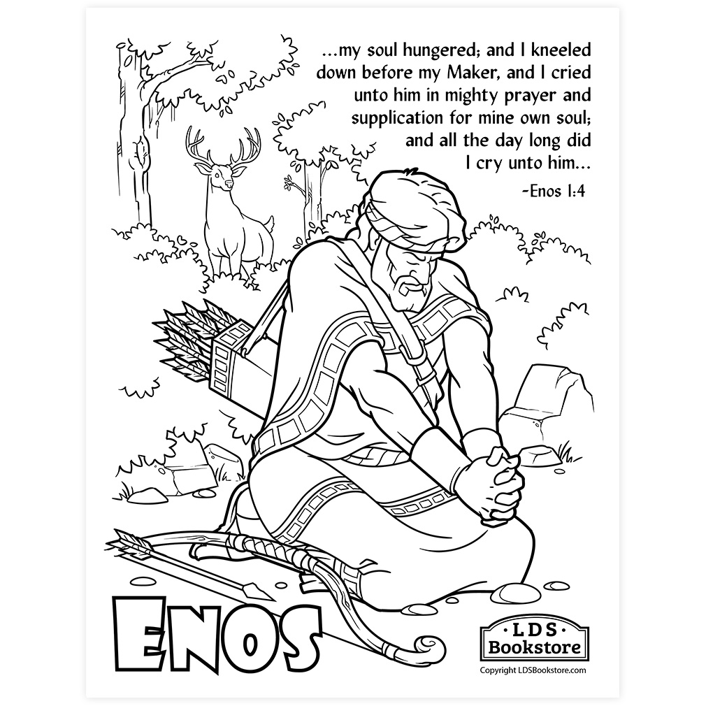 My Soul Hungered Coloring Page - Digital Download - LDPD-PBL-COLOR-ENOS14