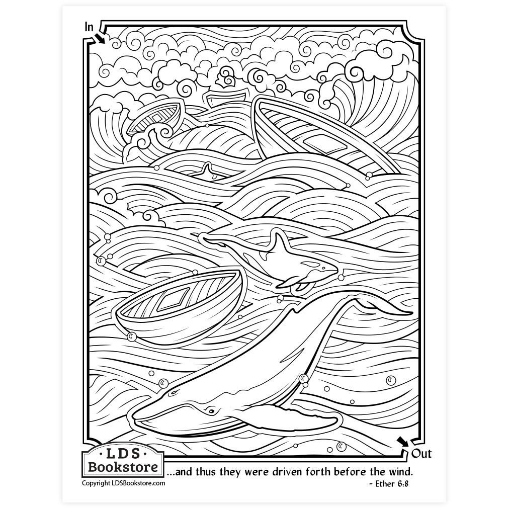 Driven Towards the Promised Land Coloring Page - Digital Download - LDPD-PBL-COLOR-ETHER6